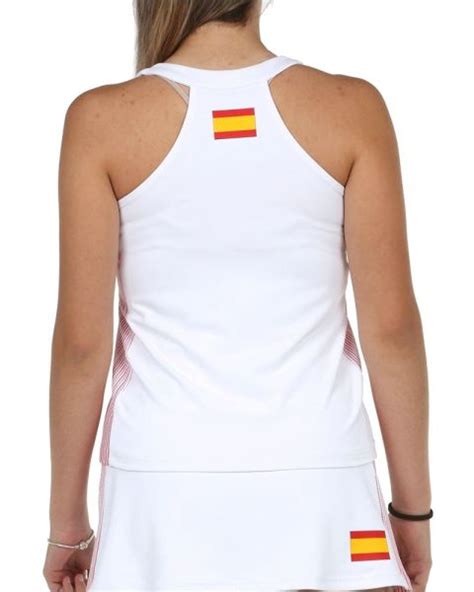 Camiseta Bullpadel Exima Blanco Mujer Confort