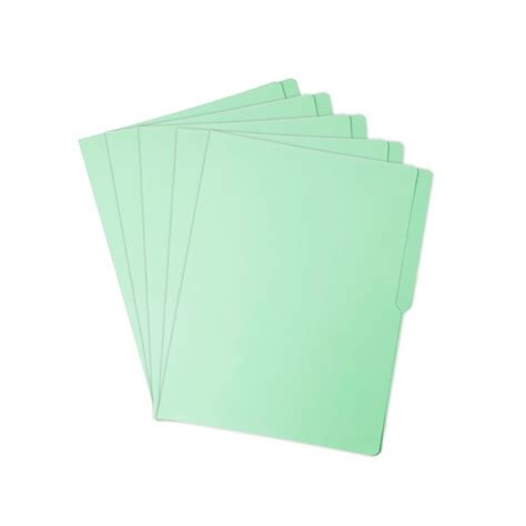 FOLDER TAMAÑO CARTA ACCO WILSON JONES P3285 PASTEL VERDE 08 PAQUETE CON