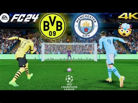 FC 24 Dortmund Vs Man City UCL Quarter Final Penalty Shoot Out