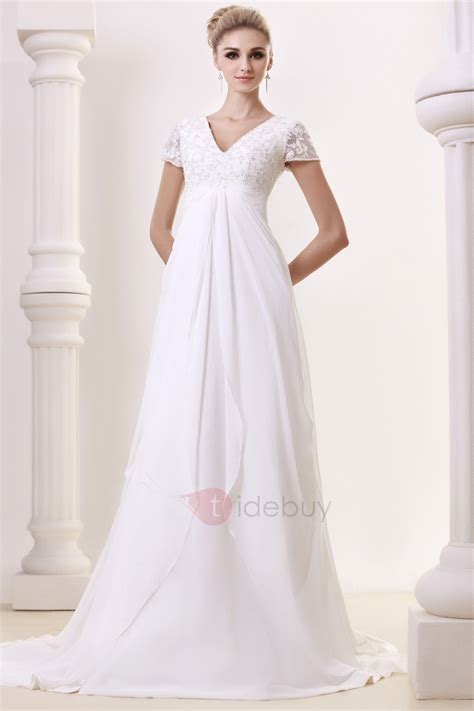 Tidebuy Offers High Quality Graceful Empire V Neck Floor Length