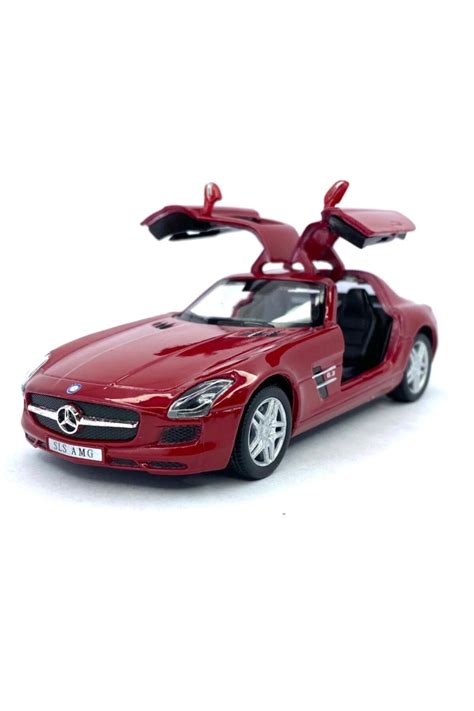 Kinsmart Mercedes Benz Sls Amg Çek Bırak 5inch Lisanslı Model