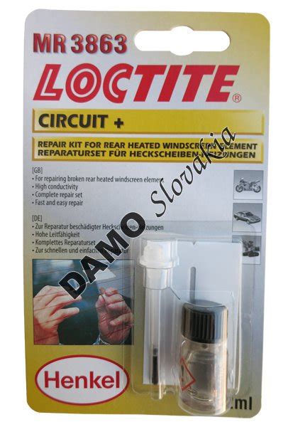 LOCTITE MR 3863 2g Oprava vyhrievania zadného skla Motorové oleje sk