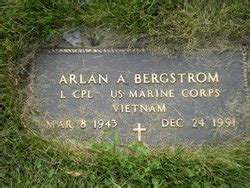 Arlan Art Bergstrom M Morial Find A Grave