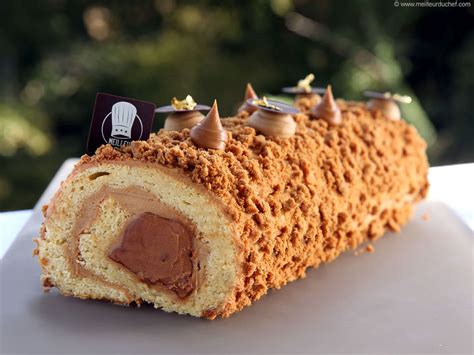 Bûche De Noël Aux Spéculoos Recette De Cuisine Avec Photos Meilleur Du Chef