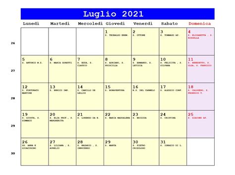 Calendario Luglio 2021 Da Stampare Solleone Sciame Meteoritico Delle Capricornidi