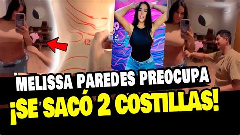 Melissa Paredes Se Sac Dos Cosquillas Para Reducir La Cintura Y Entrar