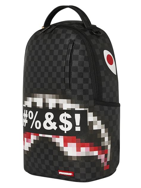 Sprayground Censored Backpack Black Standout