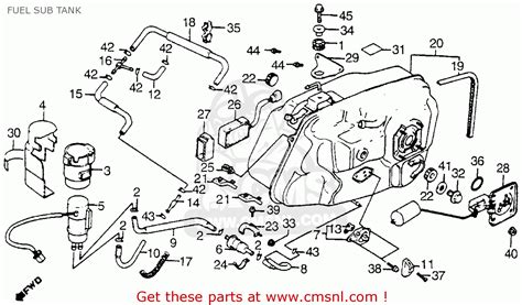 1986 Honda Shadow 1100 Parts Breakdown