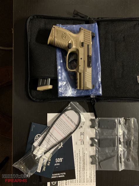 Fde Fn 509c Optic Ready With Different Plates Northwest Firearms