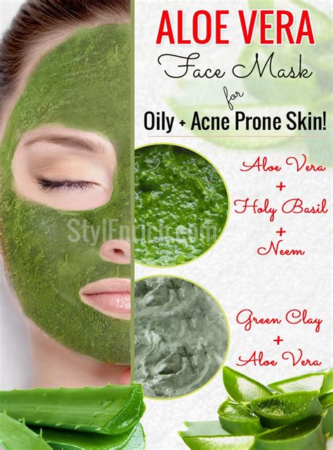 Aloe Vera Face Masks For Oily And Acne Prone Skin