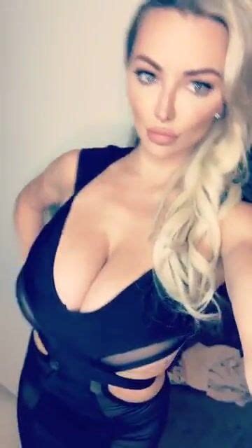 Lindsey Pelas Cleavage And Underboob All In One Dress Porn Video