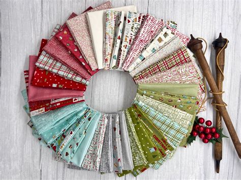 Snowkissed Fat Quarter Bundle By Moda Fabrics And Sweetwater Etsy