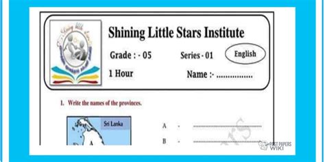 Grade 05 - English Language | Past Papers wiki