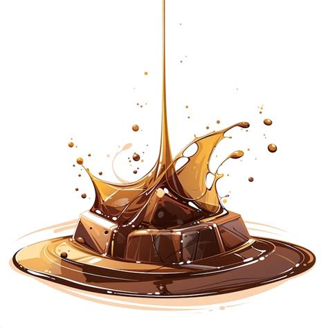 Premium Vector Tangy Balsamic Glaze Drizzle Cartoon Style