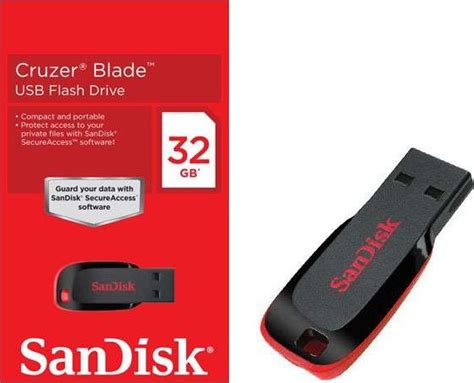 Sandisk Cruzer Blade 32gb Usb Flash Drive Sdcz50 032g B35 Buy Best