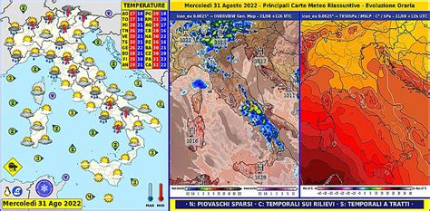 Previsioni Meteo Rovesci E Temporali Sparsi Ago Tendenza