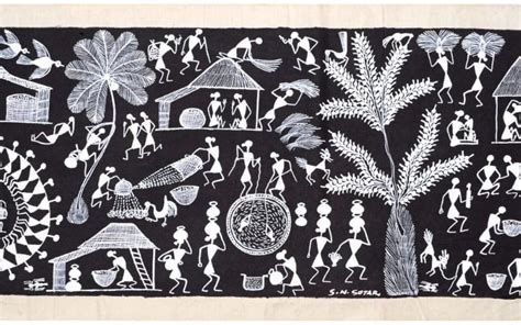 warli painting  tribal art form  maharashtra