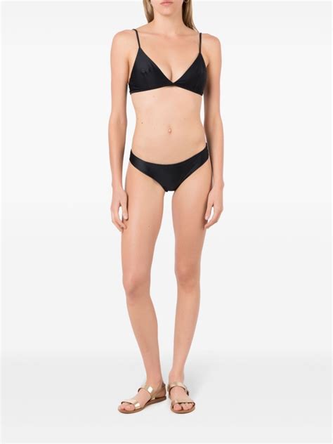 Lenny Niemeyer Triangle Cup Design Bikini Top Black FARFETCH