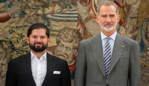 Pdte Boric Se Reencuentra Con Felipe Vi En Espa A Tras Impasse Del