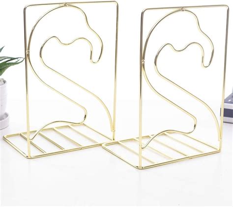 Amazon Sipliv Creative Minimalist Style Bookends Metal Adjustable