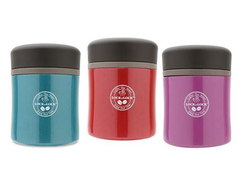 Bình giữ nhiệt nấu cháo Lock lock HOT COOL LHC B ml màu xanh Sanhangre