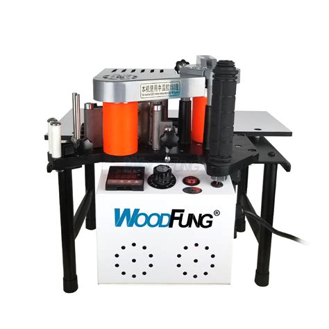 WF 102B Portable Edge Banding Machine For Straight Curve MDF Boards PVC