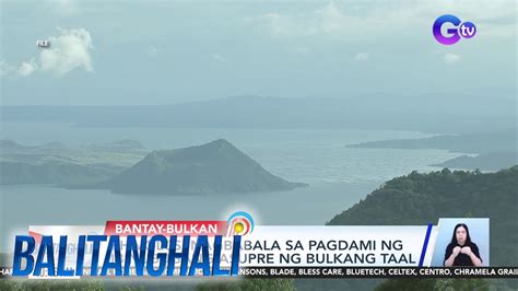 PHIVOLCS Nagbabala Sa Pagdami Ng Ibinubugang Asupre Ng Bulkang Taal