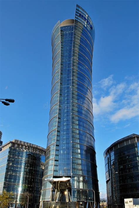 Warsaw Spire Office Building Editorial Stock Image Image Of High