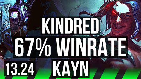 KINDRED Vs KAYN JNG 67 Winrate 7 Solo Kills Dominating NA