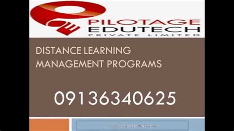 Distance Learning Executive Mba In Marketing In Delhi 09266661052 Youtube