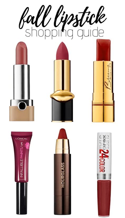 10 Fall Lipstick Colors You'll Love To Wear | Fall lipstick, Fall ...