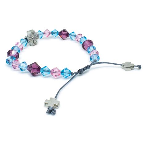 Dazzling Swarovski Crystal Prayer Bracelet Emily