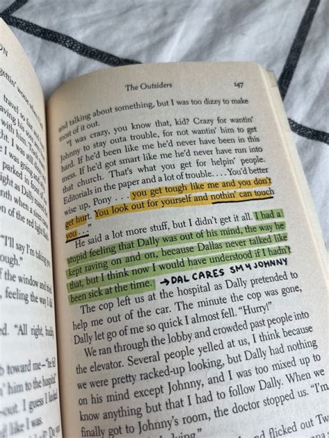 The Outsiders Book Annotations Aesthetic