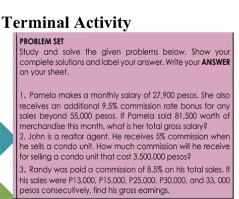 Answered Problem Set Study And Solve The Given Bartleby