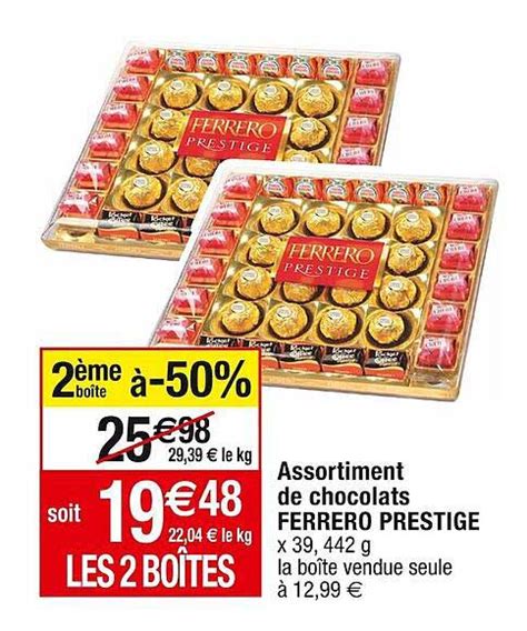 Promo Assortiment De Chocolats Ferrero Prestige Chez Cora Icatalogue Fr