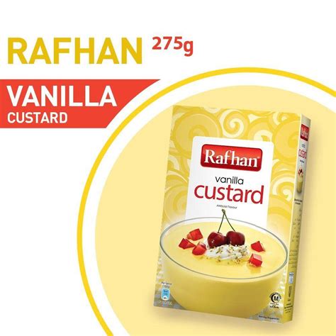 Rafhan Vanilla Custard 275g Dozen Mega International Foods Aust