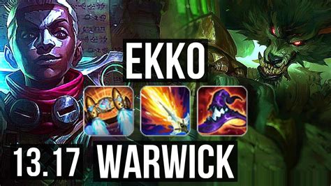 Ekko Vs Warwick Jng M Mastery Legendary Games