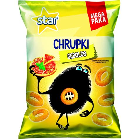 Star Foods Mr Snaki Chrupki Pizza 125g Corn Crisps Pizza Flavor