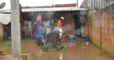 G Chuva Deixa Ruas E Casas Alagadas Em Bairro De Campo Grande