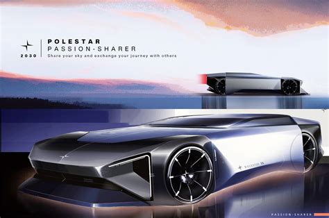 Polestar Passion-Sharer car concept can display any sky in its cramped cabin - Yanko Design