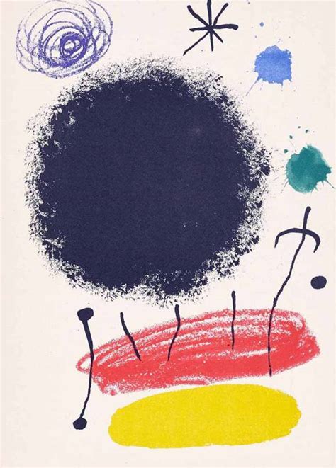 Joan Miró Obra inédita recent 1964 Subasta Real Subastas de Arte