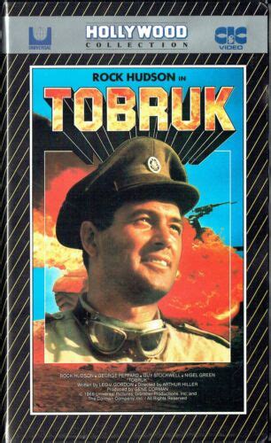 Vhs Tobruk Rock Hudson George Peppard Nigel Green Guy Stockwell