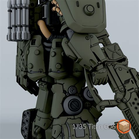 Fichier 3d Gratuit Titan 006 135 Zaku 🆓・objet Imprimable En 3d à