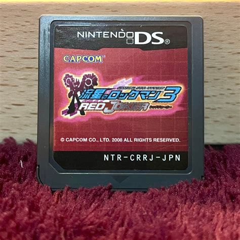 Very Rare Ds Game Mega Man Star Force Red Joker Jap Loose On