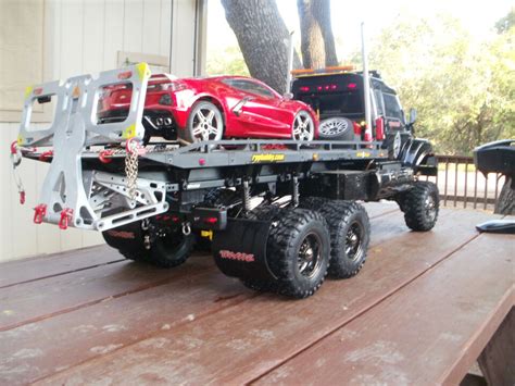 Traxxas Trx Flatbed Ultimate Rc Hauler With Winch Ebay