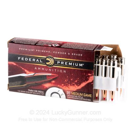 Premium 7mm 08 Rem Ammo For Sale 140 Gr Nosler Ballistic Tip