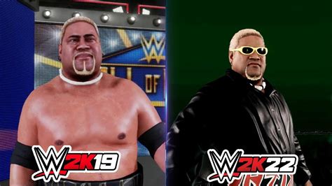 Wwe K Vs Wwe K Rikishi Entrance Comparison Youtube