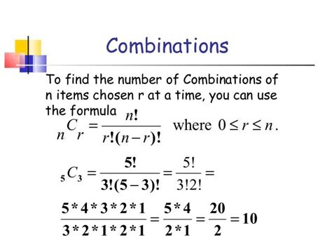 Permutations and Combinations