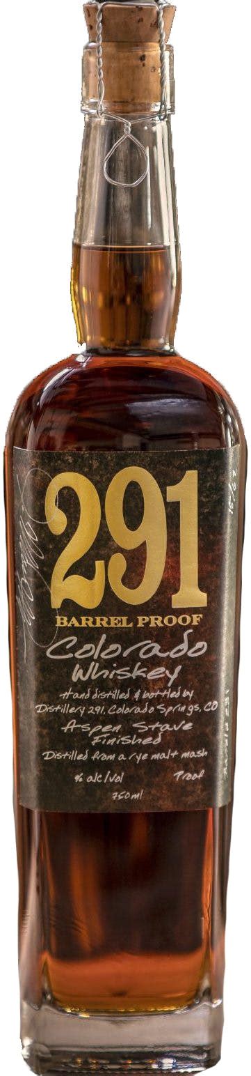 Distillery 291 Barrel Proof Colorado Whiskey 750ml - Outback Liquors