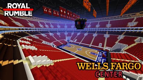 Minecraft Wells Fargo Center The Home Of Royal Rumble Youtube